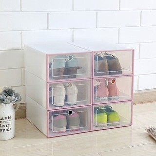 Hộp nhựa để giày nắp trong , xếp tầng-RE0372
