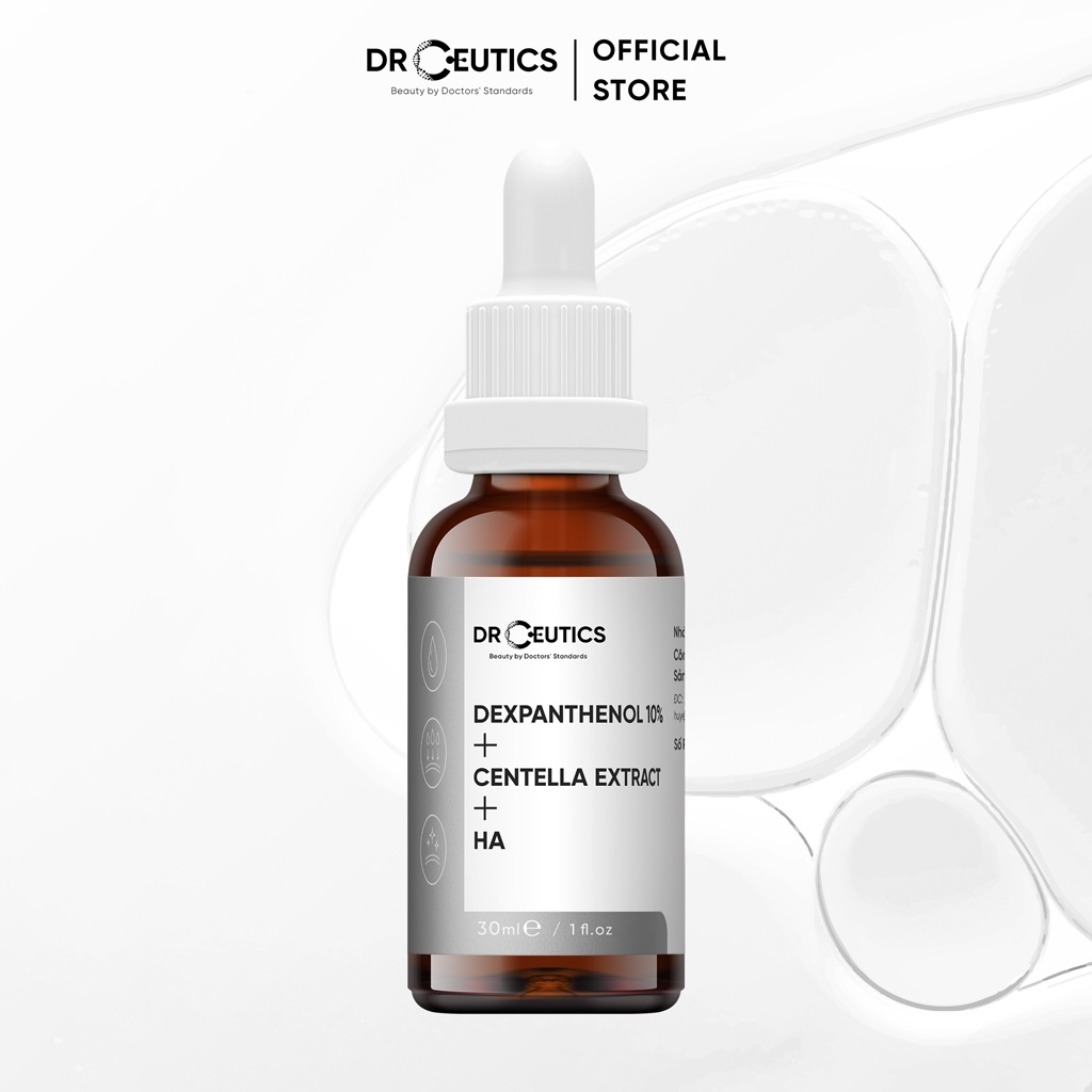 Serum B5 DrCeutics Cấp Ẩm Và Phục Hồi Da Dexpanthenol 10% + Centella Extract + HA