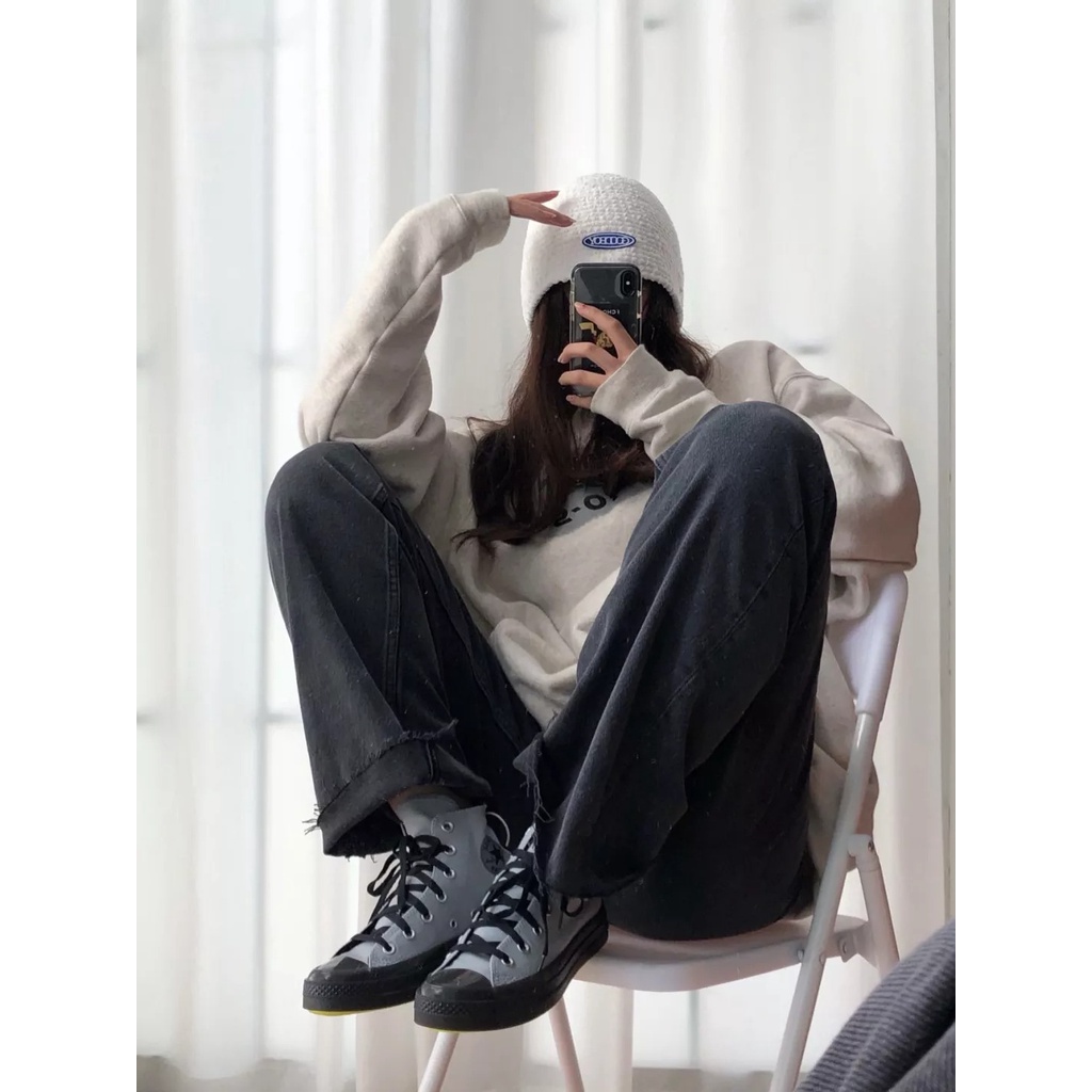 Giày Vải canvas CONVERSE CHUCK TAYLOR Cổ Cao Cá Tính Cho Nam Và Nữ