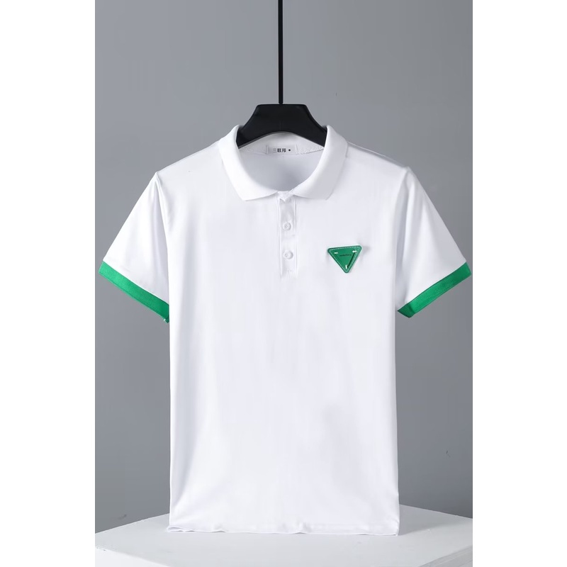 Áo Thun POLO Tay Ngắn Dáng Rộng Cài Nút Phong Cách Hàn Quốc Thời Trang Cho Nam Size M-3XL