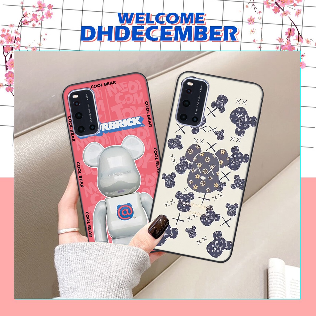 Ốp lưng Vivo V19 in hình K@ws, Cool Be@r SIÊU NGẦU