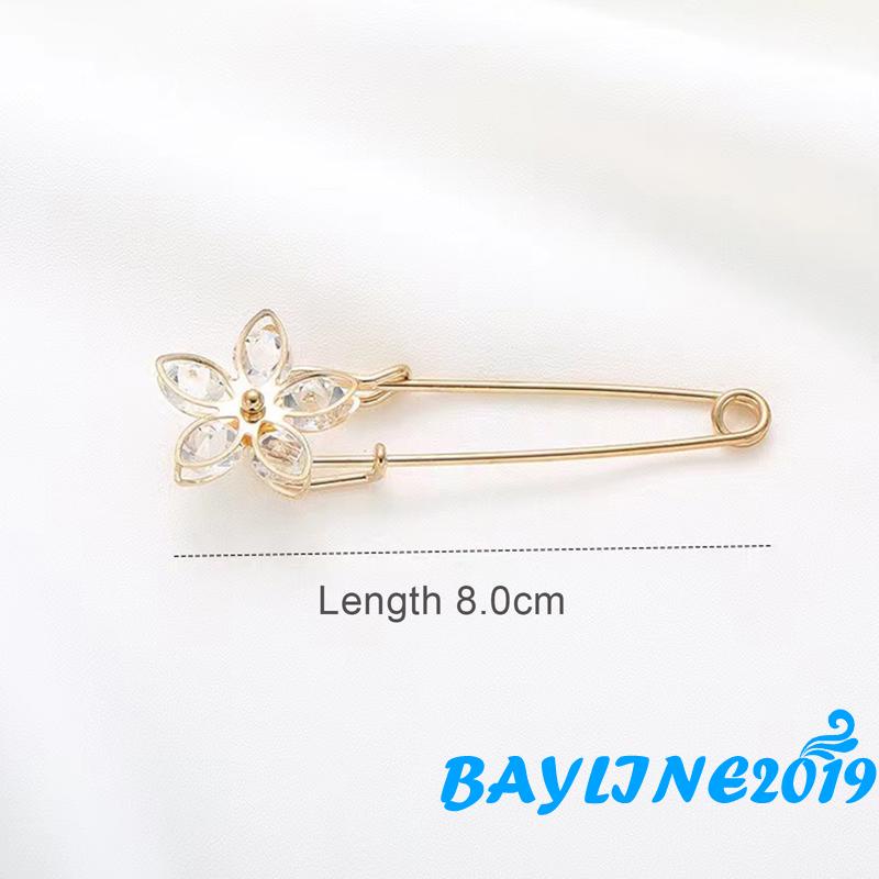 Ghim cài áo đính ngọc trai nhân tạo thời trang cho nữ