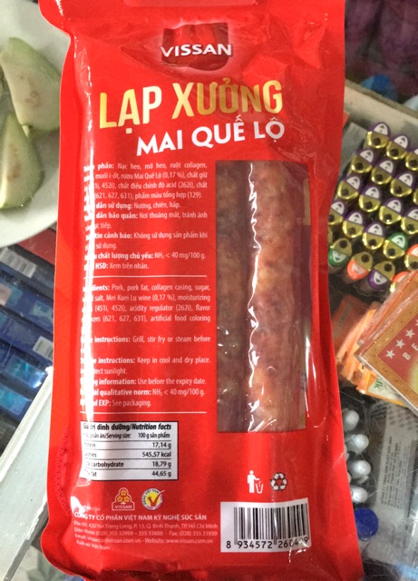 Lạp xưởng Mai Quế Lộ Vissan 200gr/500gr