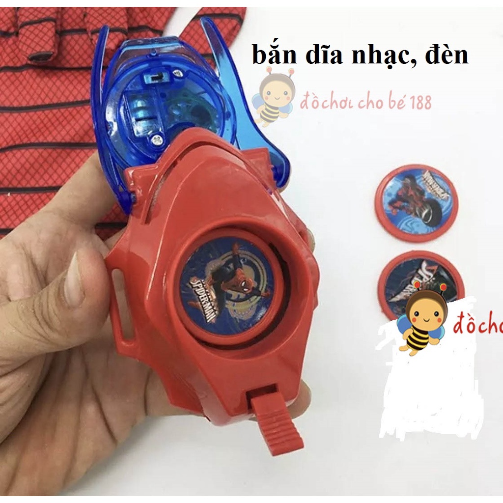 găng tay người nhện bắn đĩa (chiếu hình 3D)