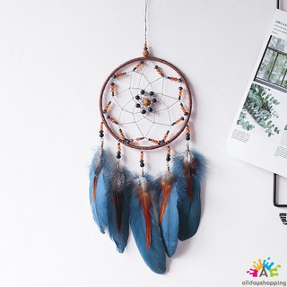 Dreamcatcher đính lông vũ dùng làm đồ trang trí
