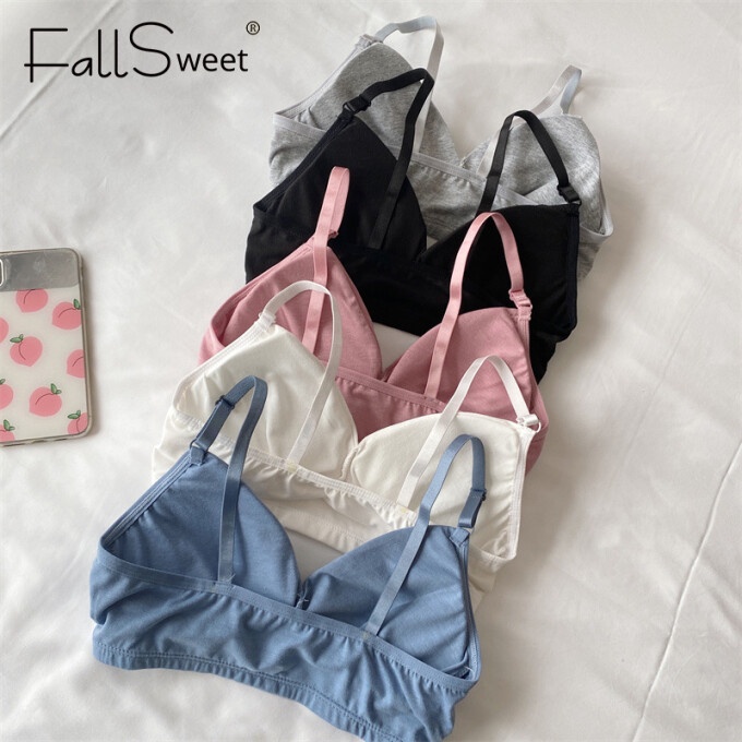 Áo ngực Fallsweet 32 34 AB có mút đệm phong cách Hàn Quốc dành cho nữ
