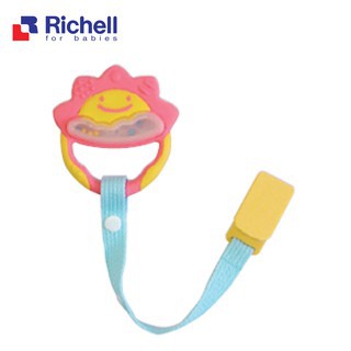 Xúc xắc gặm nướu tròn có dây đeo richell rc50352 - bm