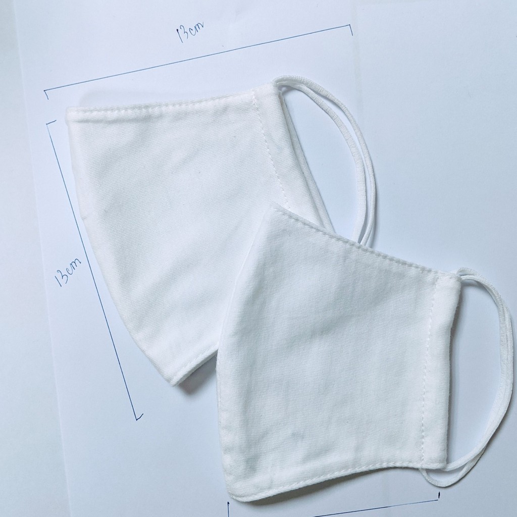 Khẩu trang vải thun cotton mịn đẹp thoáng mát | BigBuy360 - bigbuy360.vn