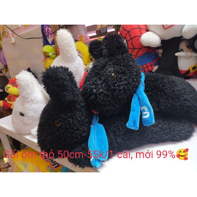 Gối ôm thỏ , cừu cho bé dài 50cm mềm mịn, lông xịn sò,căng gòn😘
