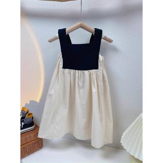 Váy babydoll siêu xinh cho bé dây rút 2 bên