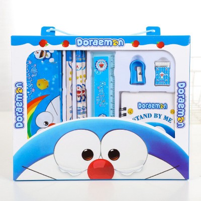 HELLO KITTY DORAEMON Bộ Dụng Cụ Học Tập 8 Trong 1 Cho Bé