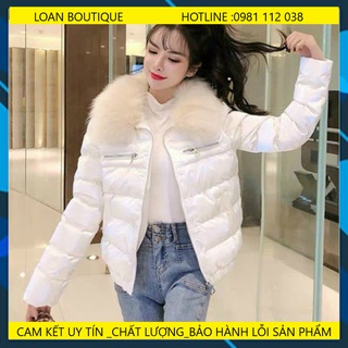 💖FREESHIP💖 Áo phao bóng cổ lông SIÊU NHẸ