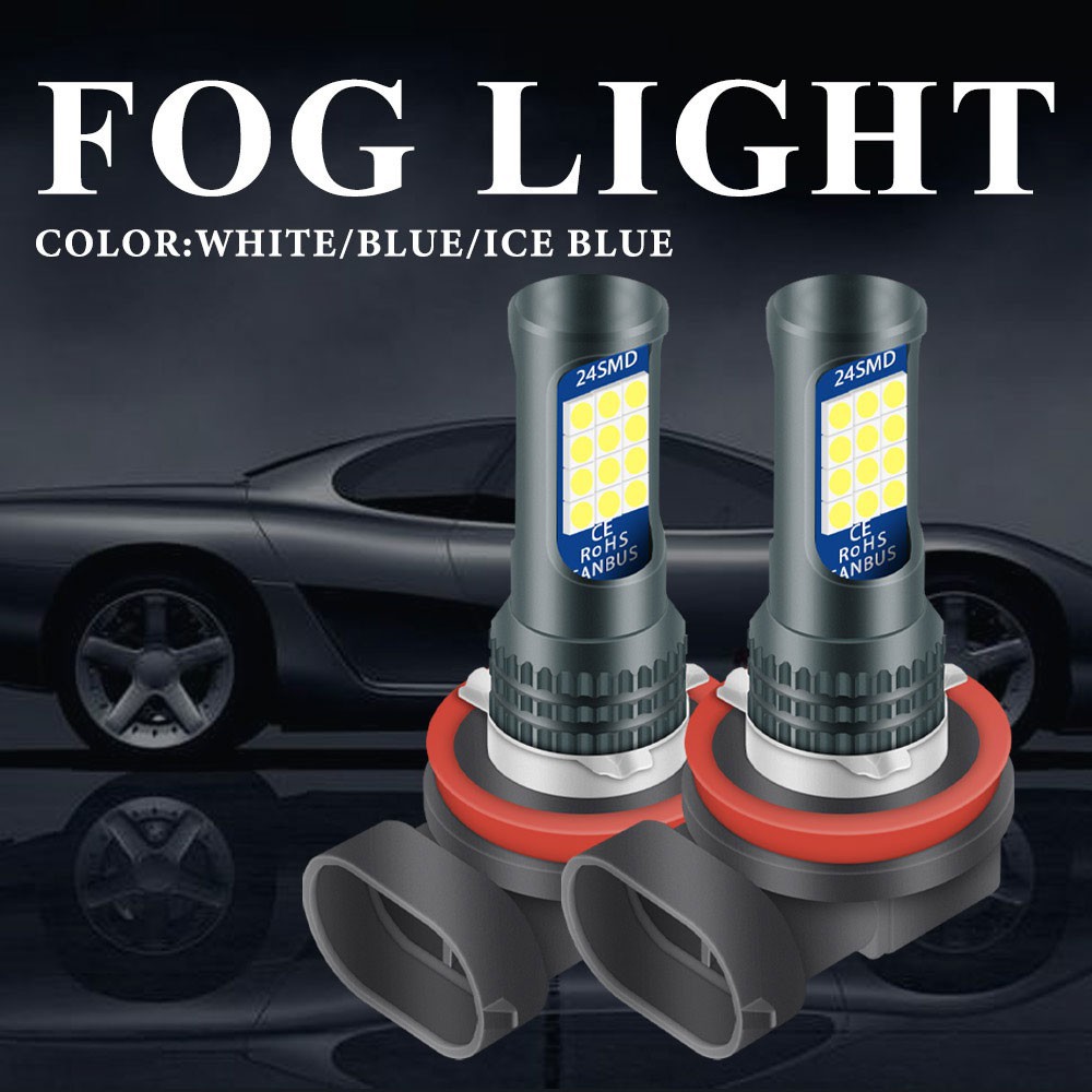 Đèn pha Kevanly H8 H9 H11 24smd 3030 Chip 6000k chất lượng cao