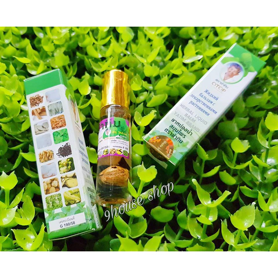 Dầu nhân sâm Green Herb Oil Thái Lan - Date Mới Đủ Bill chính hãng