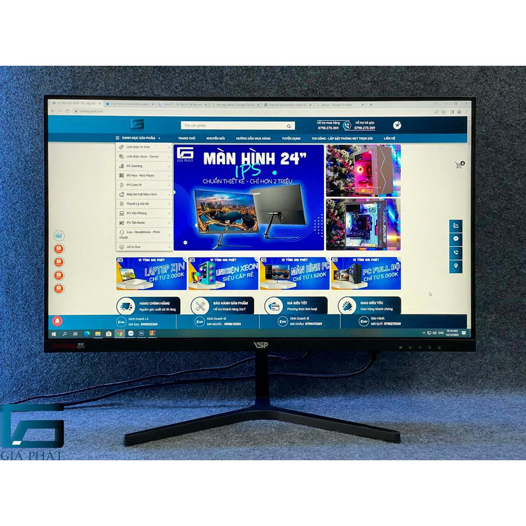 Full bộ pc gaming xeon mạnh ngang I7 chiến all game online màn 24" 75hz rẻ vô địch - Lol, Đột kích, Fifa, Valorant..
