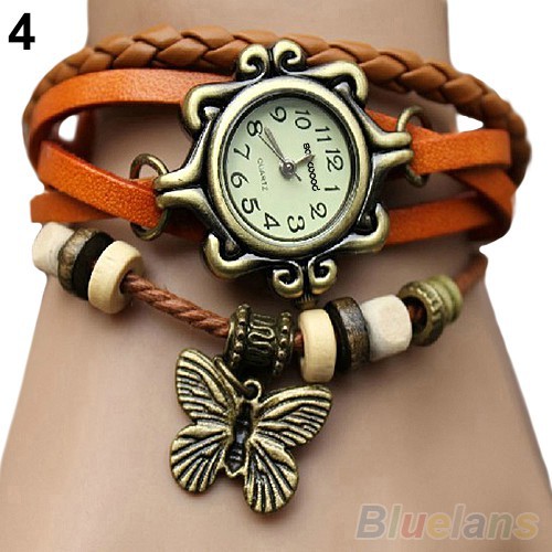 Đồng Hồ Quartz Với Dây Đeo Da