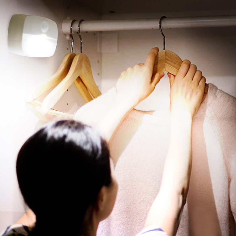 Đèn Led Cảm Biến Chuyển Động Thông Minh Chạy Bằng Pin Cho Hành Lang