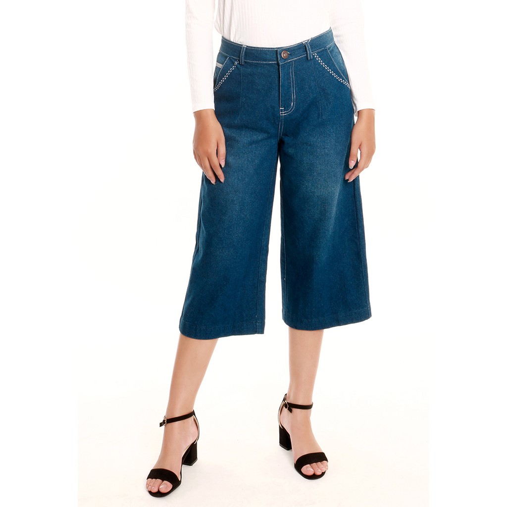 Quần jean nữ Narsis P6015 màu xanh