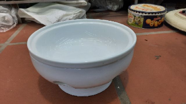 Bát hâm nóng thức ăn bằng nến/bếp cồn sứ Bát Tràng