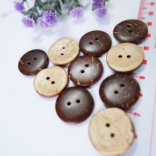 NÚT DỪA SIZE 2CM 2.2CM V086 V092 - BELLA BUTTON GARMENT ACCESSORIES