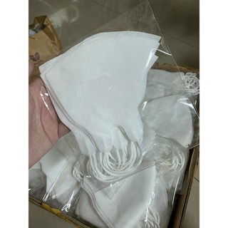 Set 2 cái Khẩu trang 3D vải không dệt 2 lớp chống bụi mịn