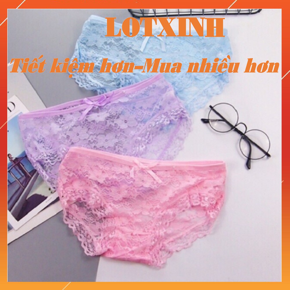 Quần Lót Ren Nữ mềm mại sexy quyến rũ tàng hình gợi cảm kháng khuẩn xuất nhật LOTNU16
