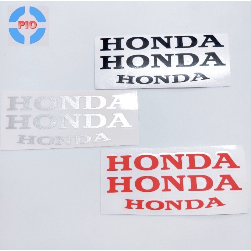 Bộ Tem Chữ Honda In Nhiệt Sắc Nét