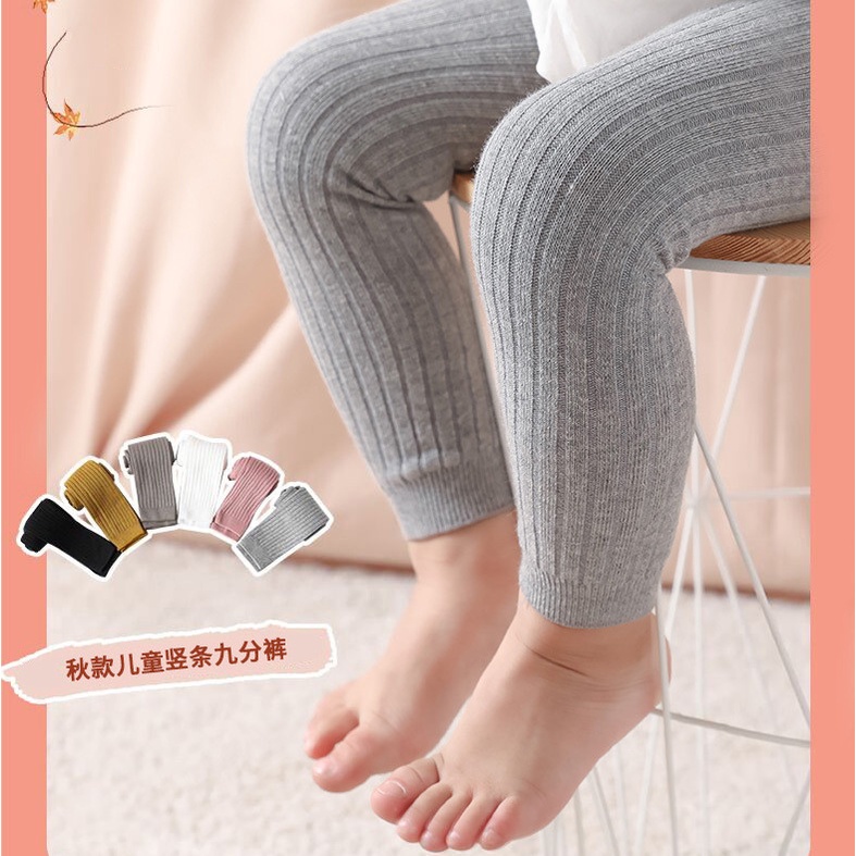 Quần tất len trơn KHÔNG BÀN xuất Hàn cực đẹp bé gái từ 3 tháng đến 6 tuổi Namkidshop
