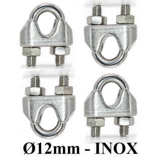 Cóc khóa cáp Ø [ 12mm ] INOX