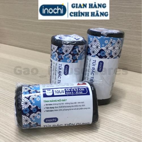 [FreeShip] Túi đựng rác tự hủy có quai cao cấp inochi, bọc đựng rác, bao đựng rác, đạt tiêu chuẩn xuất khẩu Châu Âu