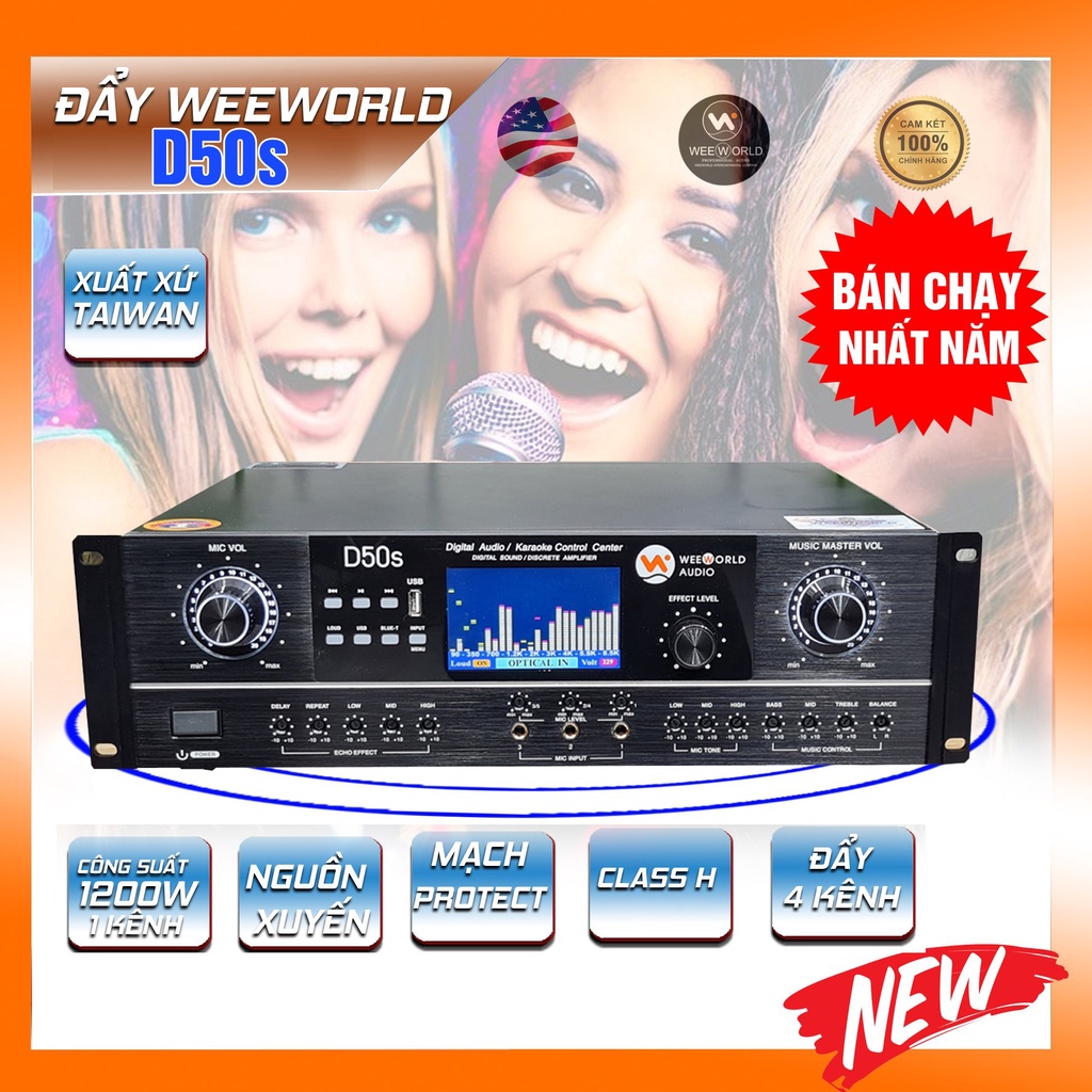 CỤC ĐẨY LIỀN VANG WEEWORLD D50S