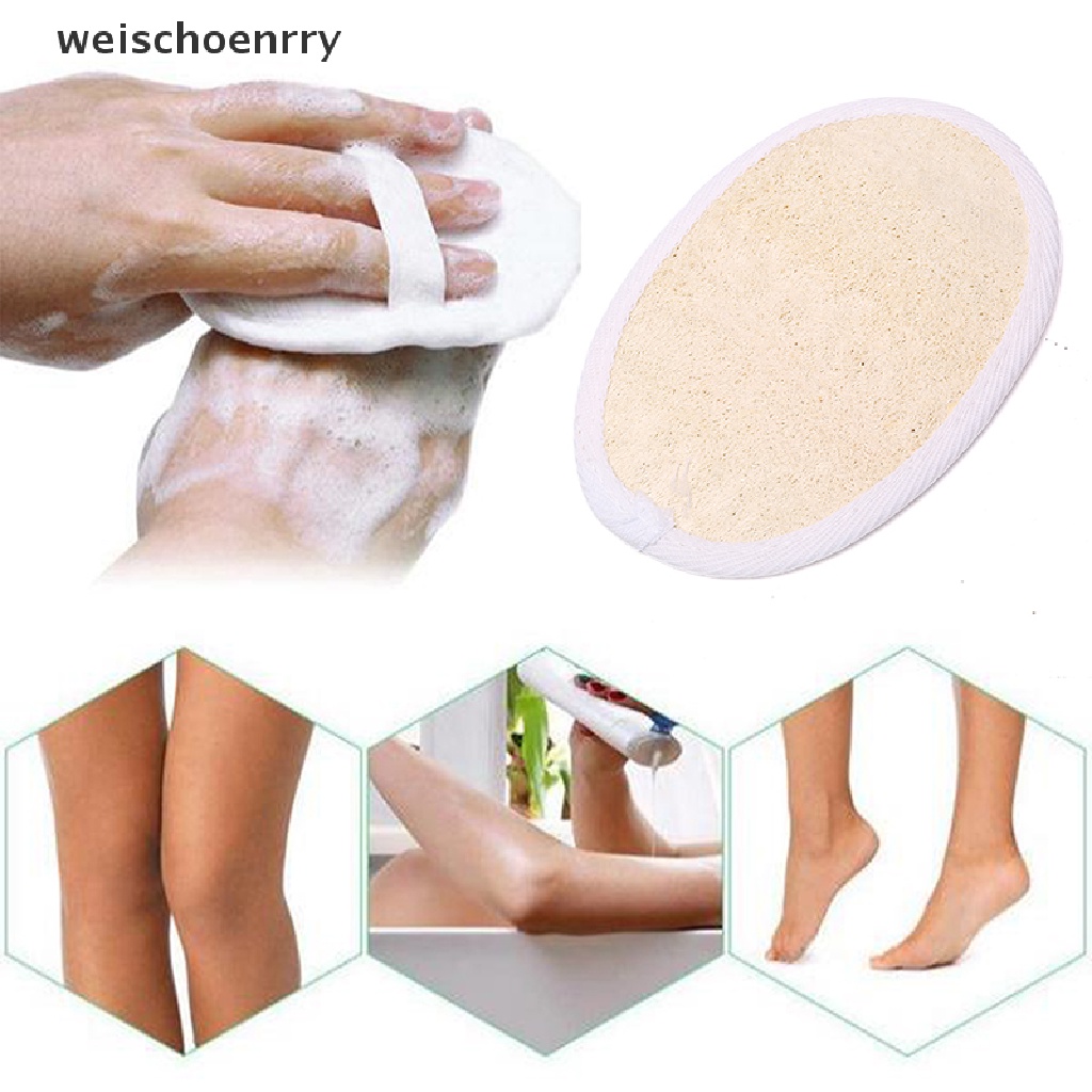 Găng Tay Xơ Mướp Tự Nhiên Tẩy Tế Bào Chết Làm Sạch Da Mặt WEIS