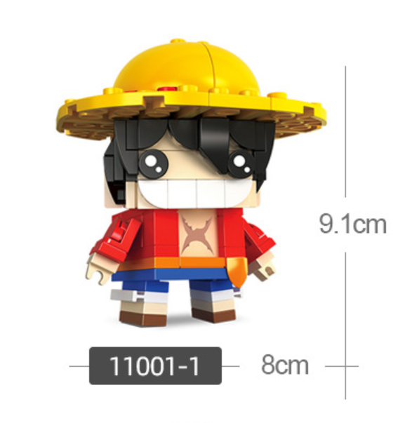 Đồ Chơi Lắp ghép Lego One Piece Nhân Vật Luffy Zoro Sanji Ace Sabo Brook