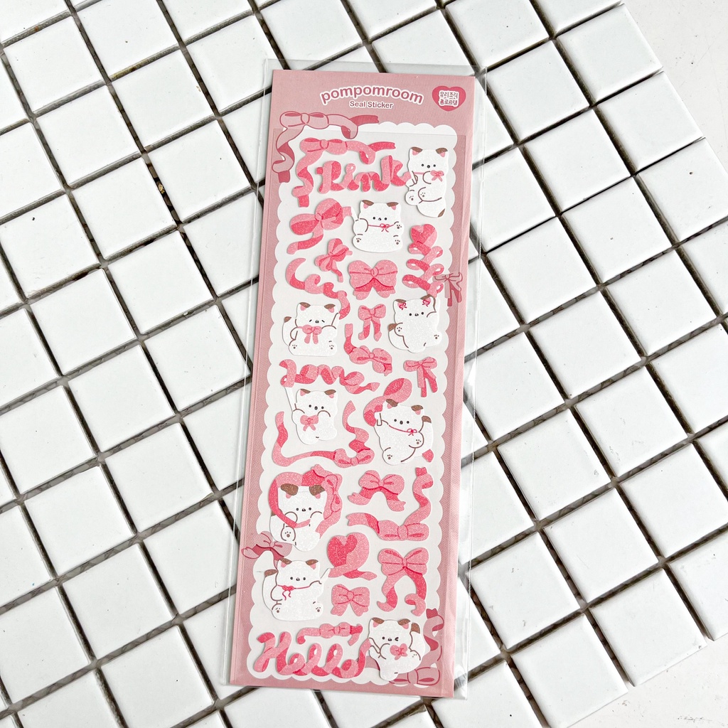 Sticker Siêu Mini Đệm / Confetti Trang Trí Sổ, Ốp, Toploader - Hidari