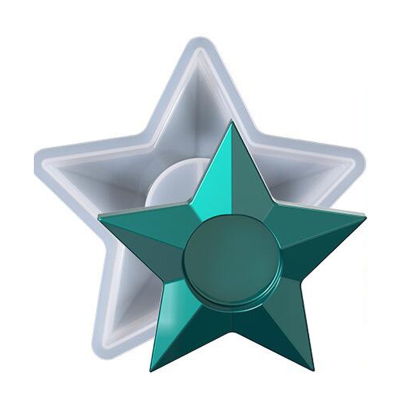 Khuôn Silicone Làm Hộp Đựng Gạt Tàn Thuốc / Nến Hình Bông Hoa DIY