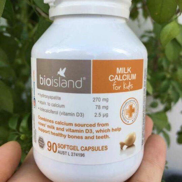 CANXI MILK (Canxi sữa) của BIO ISLAND ÚC