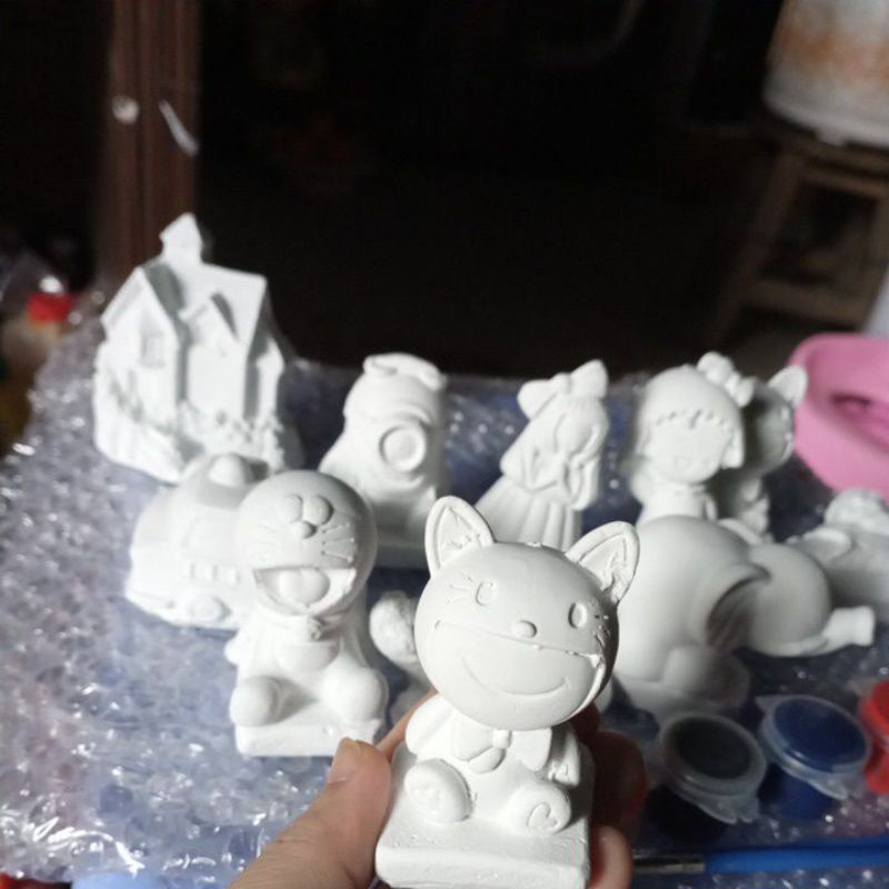 10 tượng tô màu 5cm 6cm