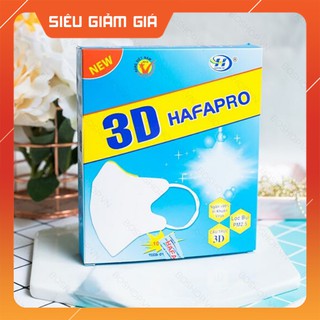 Khẩu Trang 3D HAFAPRO hộp 10 cái