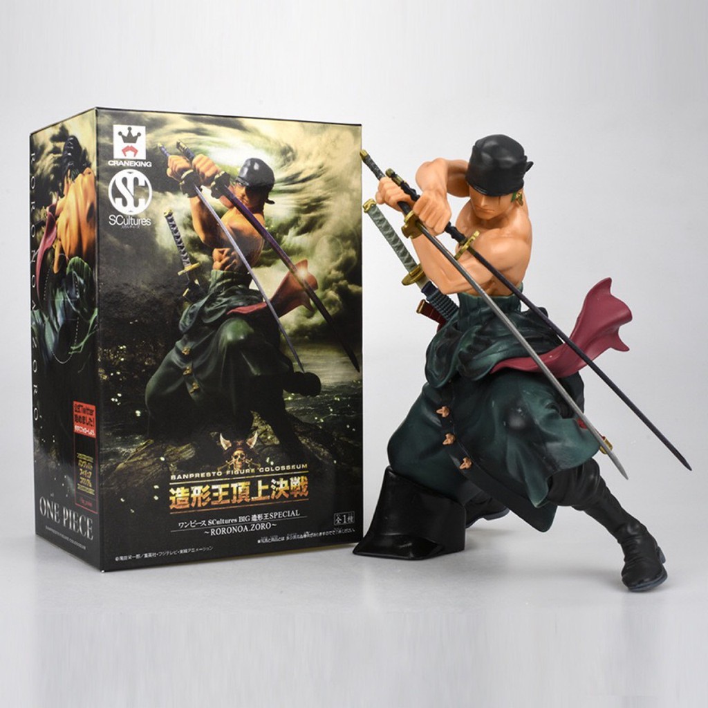 Mô hình cao cấp Roronoa Zoro Nhị kiếm đồ chơi one piece onepiece đảo hải tặc [FULL BOX]