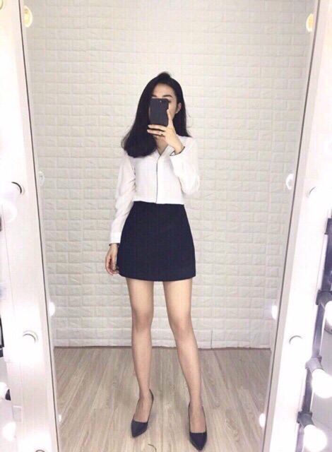 Chân váy chữ A umi/tuyết mưa siu đẹp chất không nhăn không xù thời trang Banamo Fashion chân váy A 501/5341 | BigBuy360 - bigbuy360.vn