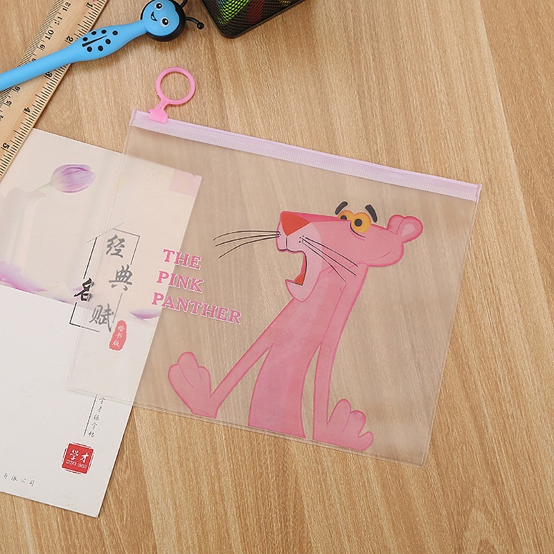 Túi Đựng Bút Bằng Poly Khóa Kéo Có Thể Tái Sử Dụng Cỡ A6 Cho Trường Học/Văn Phòng