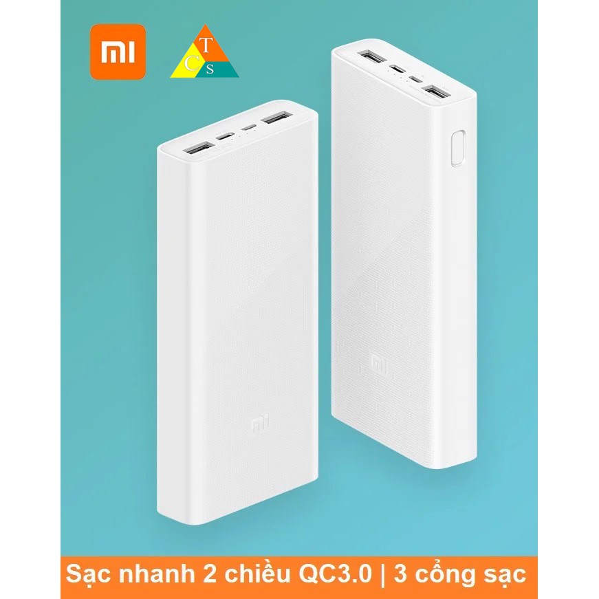 Pin dự phòng sạc nhanh 20000mAh Gen3 Xiaomi 18w