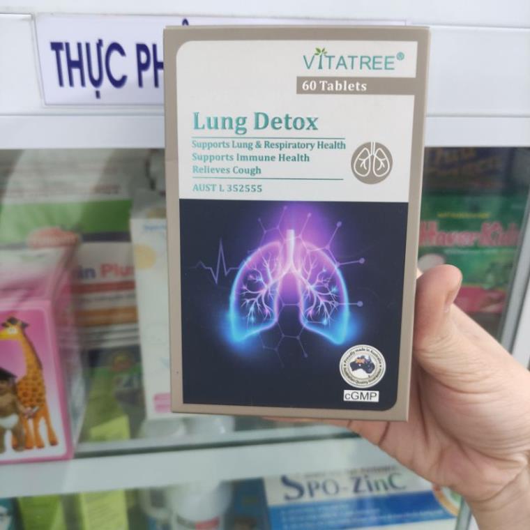 Viên Uống Vitatree Lung Detox Thải Độc Phổi 60 Viên
