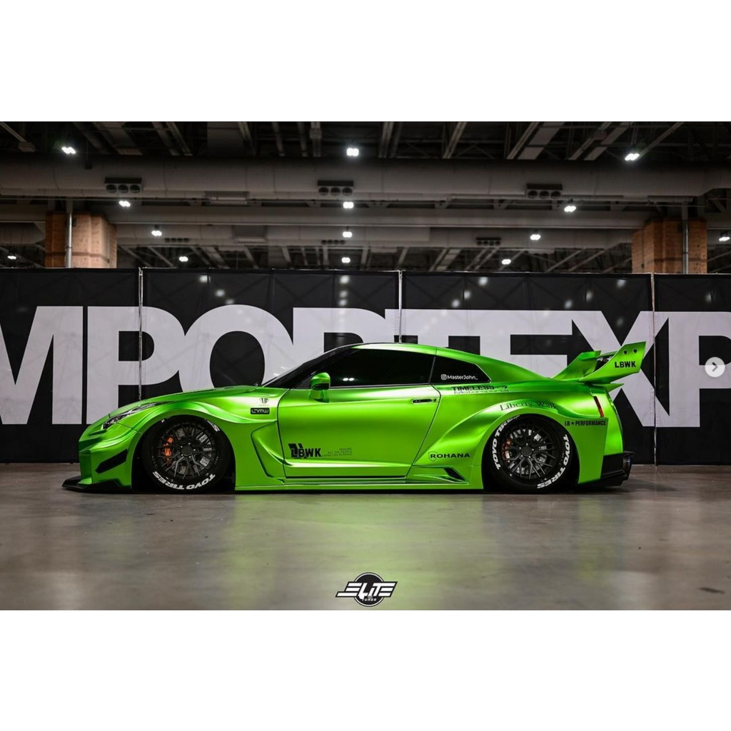 Decal nước Liberty Walk LB Silhouette WORKS GT-R R35 cho xe mô hình 1:64