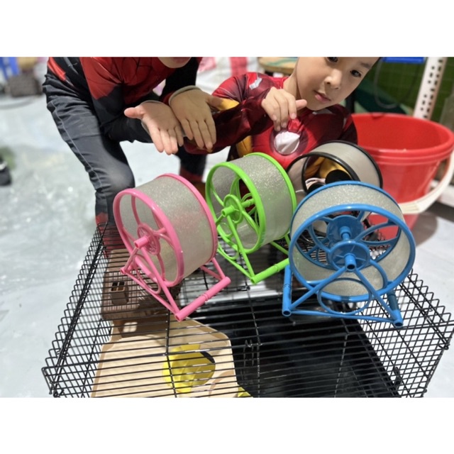 WHEEL HAMSTER⚡CHỈ 1 NGÀY⚡- WHEEL NHỰA TOROSO CHO HAMSTER 12CM - PET&amp;JOI PETSHOP