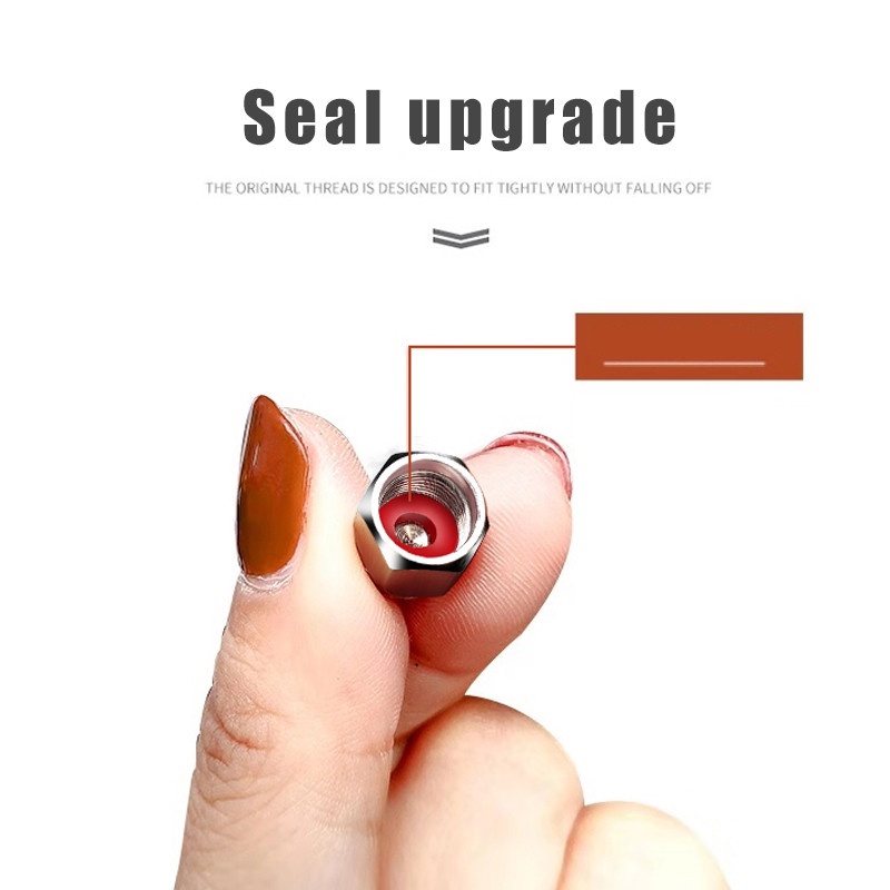 Bộ 5 nắp van bánh xe hơi Kia chuyên dụng