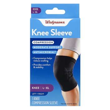 WALGREEN KNEE COMPRESSION SLEEVE L/XL (HỖ TRỢ ĐẦU GỐI - 1 CÁI)