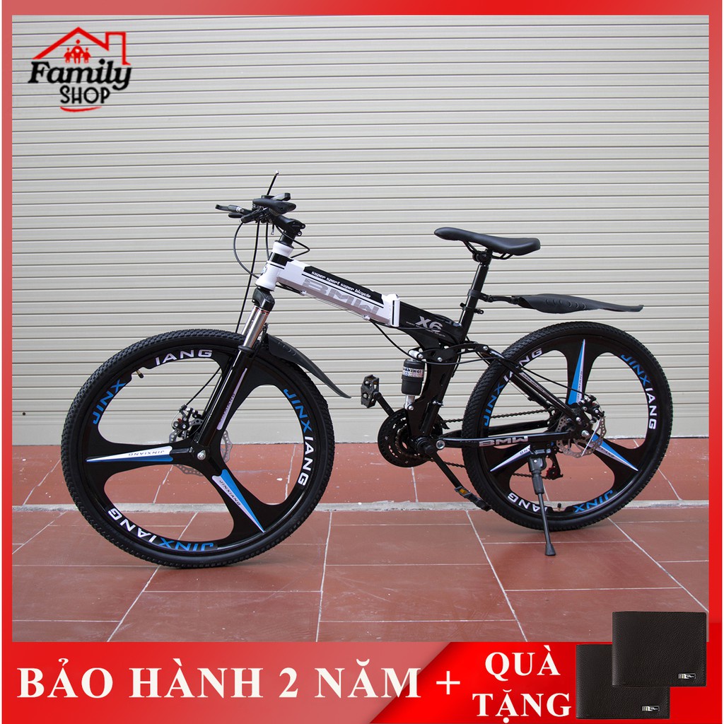 ℗♨Xe đạp thể thao, địa hình BMW gấp gọn phù hợp với mọi lứa tuổi cho cả nam và nữ màu sắc sang trọng Bảo hành 2 năm