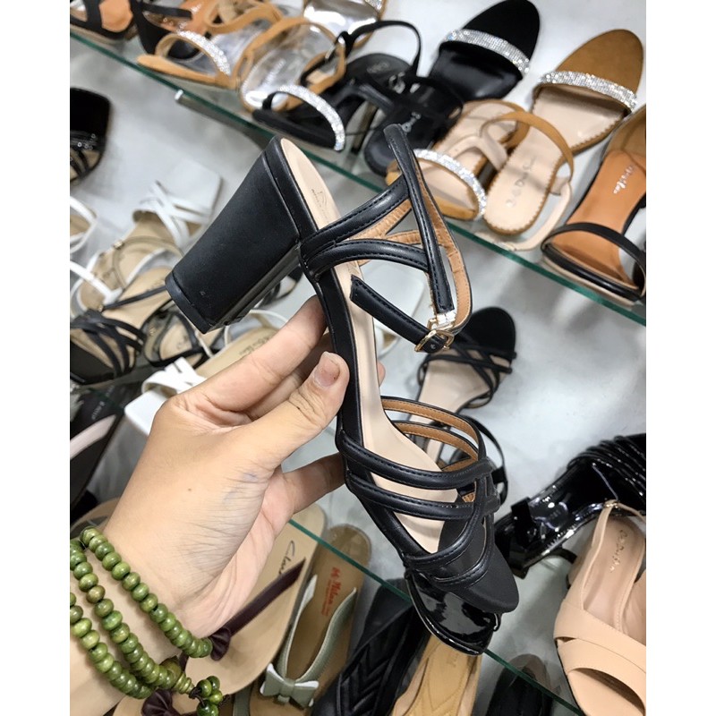 Sandal nữ gót vuông 7p
