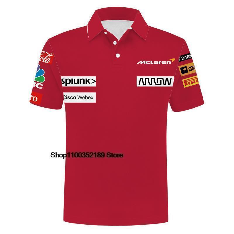 Áo Thun Polo Tay Ngắn Phong Cách Công Sở Thời Trang Mùa Hè Hàng Mới 2022 F1 Dành Cho Bạn Nam